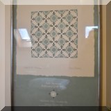 A59. Judy Severson embossed quilt print. 